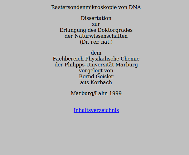 Rastersondenmikroskopie von DNA