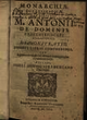 Monarchiæ Ecclesiasticæ, Ex Scriptis M. Antonii De Dominis Exarchiepiscopi Spalatensis, Demonstratio