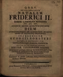 De antiquis quibusdam Musei Fridericiani simulacris praeuia dissertatione ad celebrandum quintum martii diem Augusto Friederici II.Teil: [2] : Continuatur ...