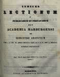 Indices lectionum et publicarum et privatarum quae in Academia Marpurgensi …: SS 1856 – WS 1856/57