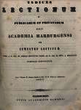 Indices lectionum et publicarum et privatarum quae in Academia Marpurgensi … SS 1857 – WS 1857/58