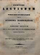 Indices lectionum et publicarum et privatarum quae in Academia Marpurgensi … SS 1866 – WS 1866/67