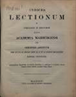 Indices lectionum et publicarum et privatarum quae in Academia Marpurgensi …: SS 1884 – WS 1884/85