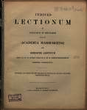 Indices lectionum et publicarum et privatarum quae in Academia Marpurgensi … SS 1887 – WS 1887/88