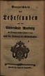 Verzeichnis der Lehrstunden auf der Universität Marburg. SS/WS 1792
