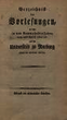 Verzeichnis der Vorlesungen auf der Universität zu Marburg. SS 1801 - WS 1801/02