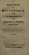 Verzeichnis der Vorlesungen / Philipps-Universität Marburg. SS/WS 1806