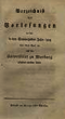 Verzeichnis der Vorlesungen / Philipps-Universität Marburg. SS 1815 - WS 1815/16