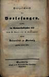 Verzeichnis der Vorlesungen / Philipps-Universität Marburg. SS 1847 – WS 1847/48
