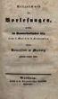 Verzeichnis der Vorlesungen / Philipps-Universität Marburg. SS 1854 – WS 1854/55