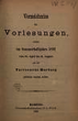 Verzeichnis der Vorlesungen / Philipps-Universität Marburg. SS 1892 – WS 1892/93
