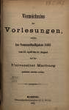 Verzeichnis der Vorlesungen / Philipps-Universität Marburg. SS 1893 – WS 1893/94