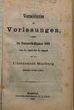 Verzeichnis der Vorlesungen / Philipps-Universität Marburg. SS 1898 – WS 1898/99