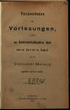 Verzeichnis der Vorlesungen / Philipps-Universität Marburg. SS 1901 – WS 1901/1902