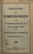 Verzeichnis der Vorlesungen / Philipps-Universität Marburg. SS 1910 - WS 1910/11