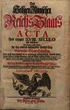 Des Heiligen Römischen Reichs Staats Acta. 1. 1715