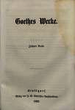 Goethes Werke : Auswahl. Teil: 10. [Wilhelm Meisters Wanderjahre. Reise der Söhne Megaprazons. Die guten Weiber. Novelle]