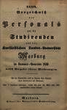 Verzeichnis des Personals und der Studierenden auf der Königlich Preußischen Universität Marburg. SS 1850 - WS 1850/51