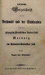 Verzeichnis des Personals und der Studierenden auf der Königlich Preußischen Universität Marburg. SS 1869 - WS 1869/70