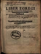 Liber Egregivs De Vnitate Ecclesiae : cuius autor periit in concilio Constantiensi