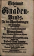 Geheimniß des Gnaden-Bunds. Theil 4. Bd. 2.
