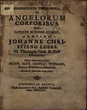 Dissertatio theologica De angelorum corporibus