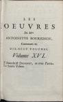 Toutes les oeuvres de M.lle Antoinette Bourignon : contenues en dix-neuf volumes. T. 16: L´Antechrist Decouvert : en trois parties