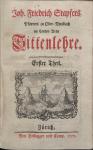 [Sittenlehre] Joh. Friedrich Stapfers Pfarrers zu Ober-Diesbach im Canton Bern Sittenlehre. Bd. 1