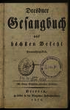 Dresdner Gesangbuch: auf höchsten Befehl herausgegeben