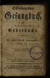 Schönburgisches Gesangbuch, nebst beigefügtem Gebetbuche