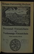 Personal- und Vorlesungsverzeichnis / Philipps-Universität Marburg. WS 1942/43.