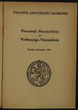 Personal- und Vorlesungsverzeichnis / Philipps-Universität Marburg. SS 1955.