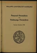 Personal- und Vorlesungsverzeichnis / Philipps-Universität Marburg. SS 1958.