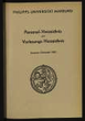 Personal- und Vorlesungsverzeichnis / Philipps-Universität Marburg. SS 1962.