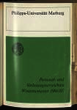 Personal- und Vorlesungsverzeichnis / Philipps-Universität Marburg. WS 1984/85.