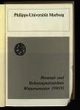 Personal- und Vorlesungsverzeichnis / Philipps-Universität Marburg. WS 1990/91.