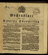 Wochenblatt für die Provinz Oberhessen. (1828)