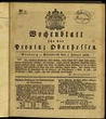 Wochenblatt für die Provinz Oberhessen. (1831)