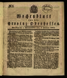 Wochenblatt für die Provinz Oberhessen. (1834)