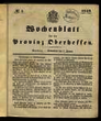 Wochenblatt für die Provinz Oberhessen. (1846)