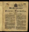 Wochenblatt für die Provinz Oberhessen. (1852)