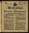 Wochenblatt für die Provinz Oberhessen. (1858)