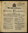 Wochenblatt für die Provinz Oberhessen. (1853)