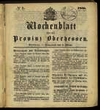 Wochenblatt für die Provinz Oberhessen. (1856)