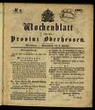 Wochenblatt für die Provinz Oberhessen. (1857)