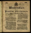 Wochenblatt für die Provinz Oberhessen. (1860)