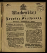Wochenblatt für die Provinz Oberhessen. (1865)