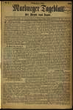 Marburger Tageblatt für Stadt und Land. Jg. 1875, Nr. 1 - 150: Januar bis Juni