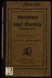 Adressbuch der Stadt Marburg. Jahrgang 1902
