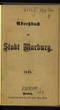 Adressbuch der Stadt Marburg. Jahrgang 1868